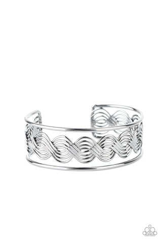 Paparazzi WEAVE An Impression - Black Cuff