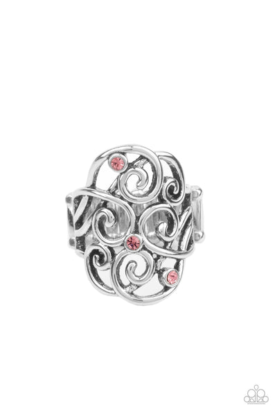 Paparazzi FRILL Out! - Pink Ring