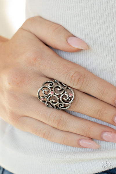Paparazzi FRILL Out! - Pink Ring