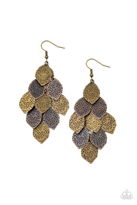 Paparazzi Loud and Leafy - Multi Earrings