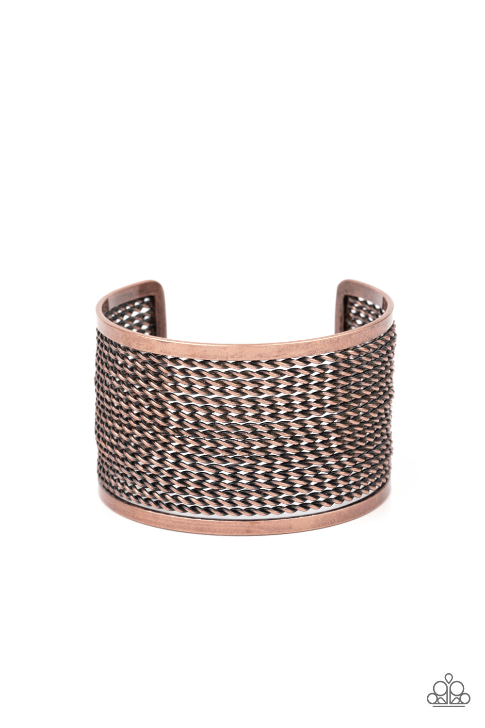 Paparazzi Stacked Sensation - Copper Bracelet