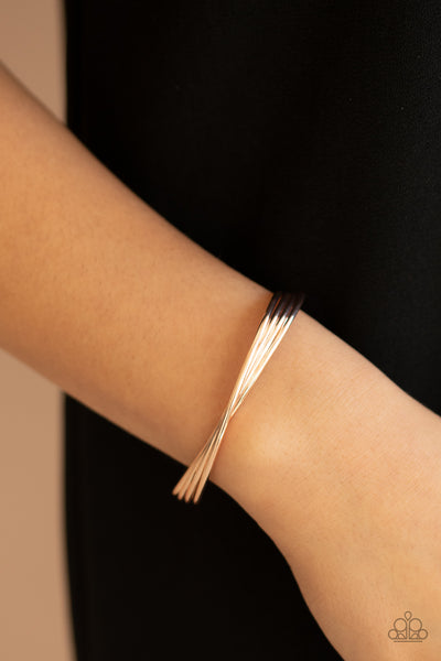 Paparazzi Bringing Basics Back - Rose Gold Bracelet