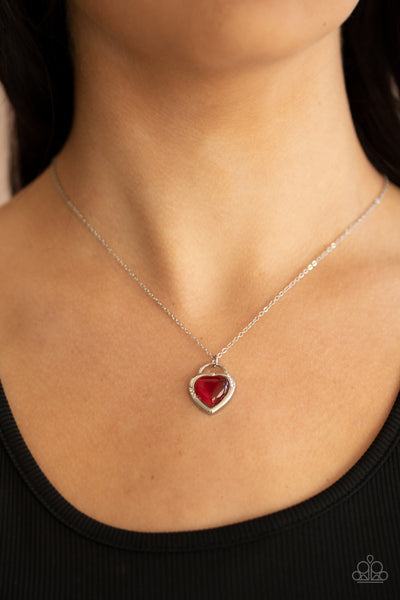 Paparazzi A Dream is a Wish Your Heart Makes - Red Necklace