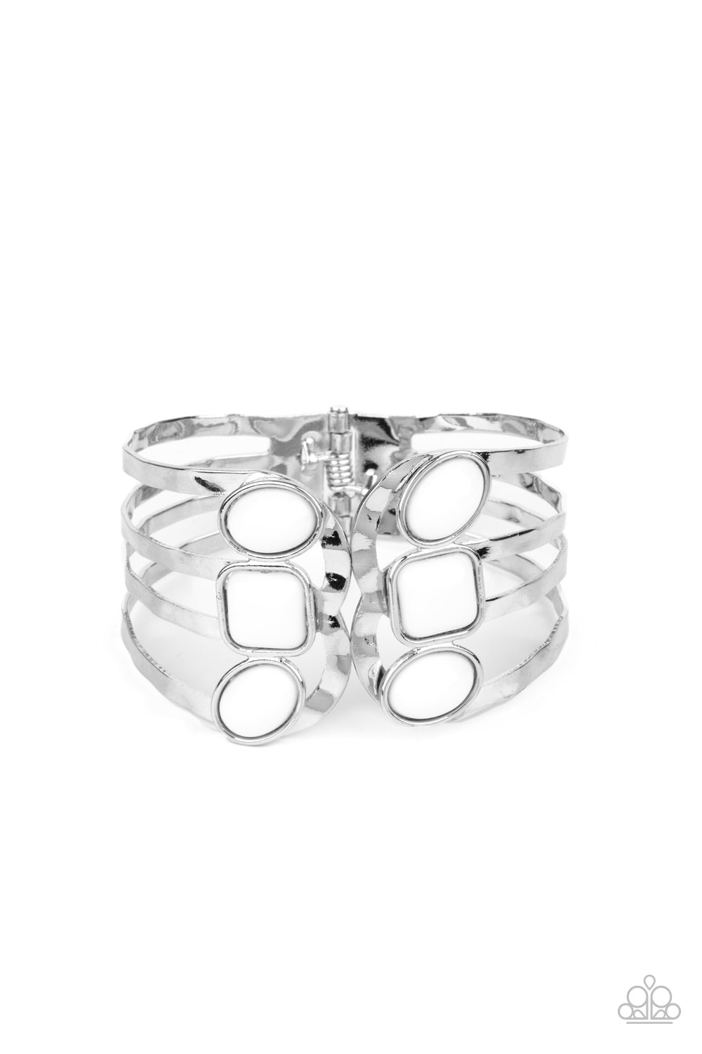 Paparazzi Mystified - White. Bracelet