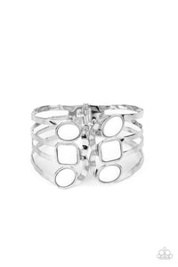 Paparazzi Mystified - White. Bracelet