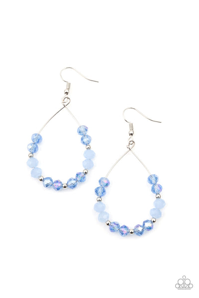 Paparazzi Wink Wink - Blue Earrings