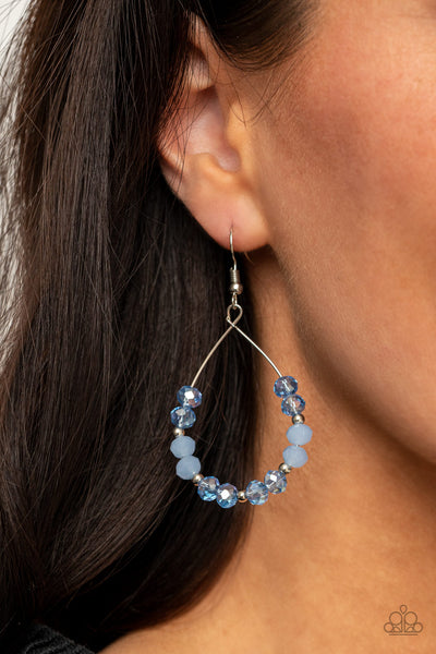 Paparazzi Wink Wink - Blue Earrings