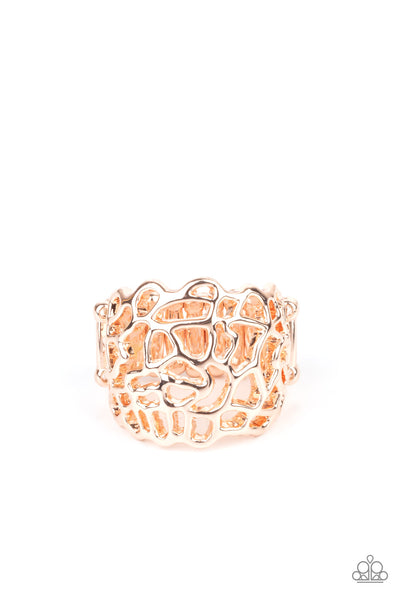 Paparazzi Get Your FRILL - Rose Gold Ring