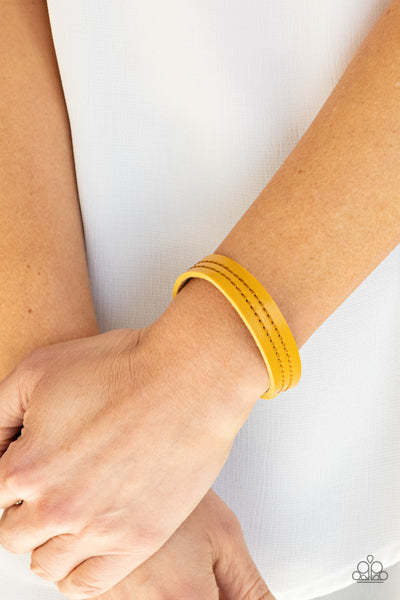 Paparazzi Life is WANDER-ful - Yellow Bracelet