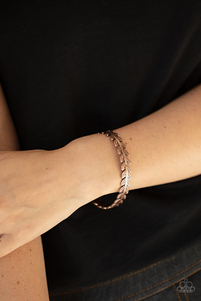 Paparazzi Laurel Groves - Copper Bracelet
