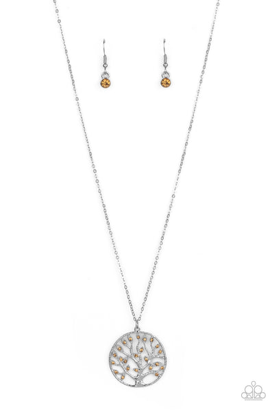 Paparazzi Save The MONEY Trees - Brown Necklace