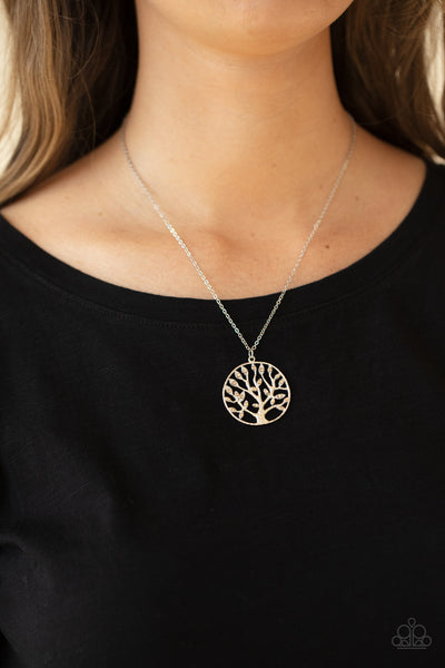 Paparazzi Save The MONEY Trees - Brown Necklace