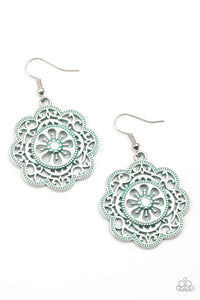 Paparazzi Western Mandalas - Blue Earrings