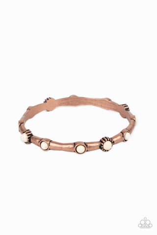 Paparazzi Rebel Sandstorm - Copper Bracelet