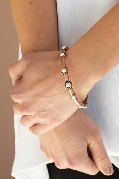Paparazzi Rebel Sandstorm - Copper Bracelet