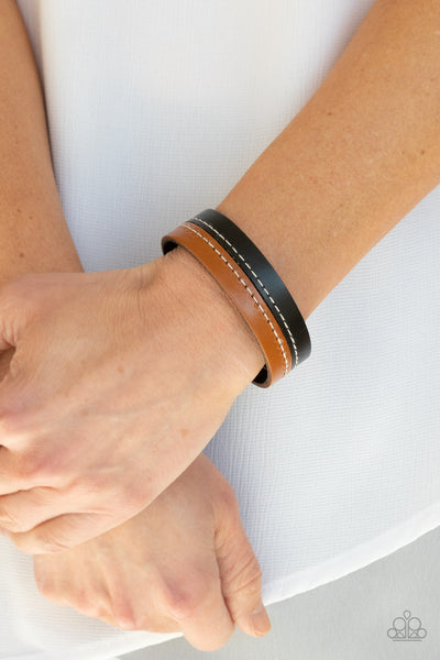 Paparazzi Simply Safari - Black Bracelet