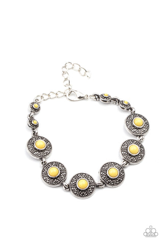 Paparazzi Springtime Special - Yellow Bracelet