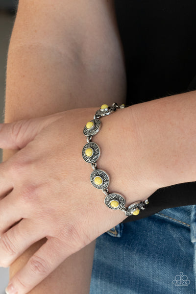 Paparazzi Springtime Special - Yellow Bracelet