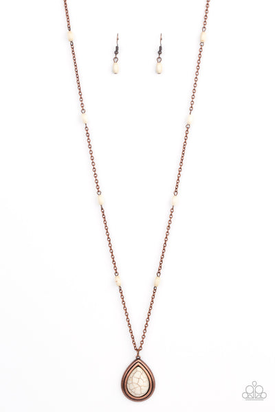 Paparazzi Go Tell It On The MESA - Copper Necklace