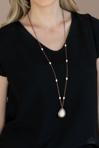 Paparazzi Go Tell It On The MESA - Copper Necklace