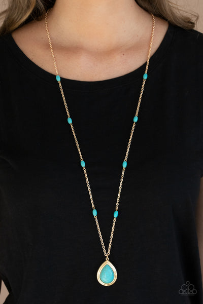 Paparazzi Go Tell It On The MESA - Gold Necklace