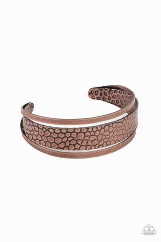 Paparazzi Jungle Jingle - Copper Bracelet
