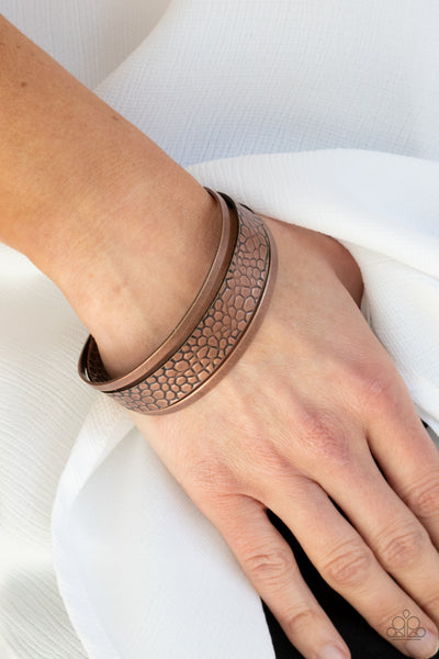 Paparazzi Jungle Jingle - Copper Bracelet