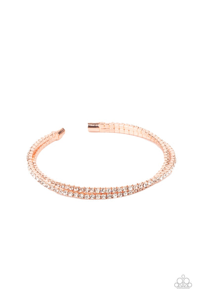 Paparazzi Iridescently Intertwined - Copper Necklace