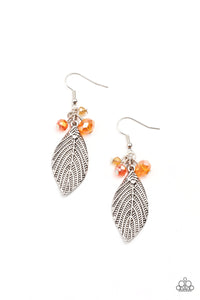 Paparazzi LEAF It To Fate - Orange Earrings