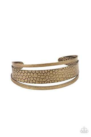 Paparazzi Jungle Jingle - Brass Bracelet