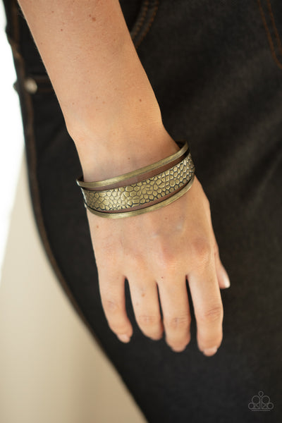Paparazzi Jungle Jingle - Brass Bracelet
