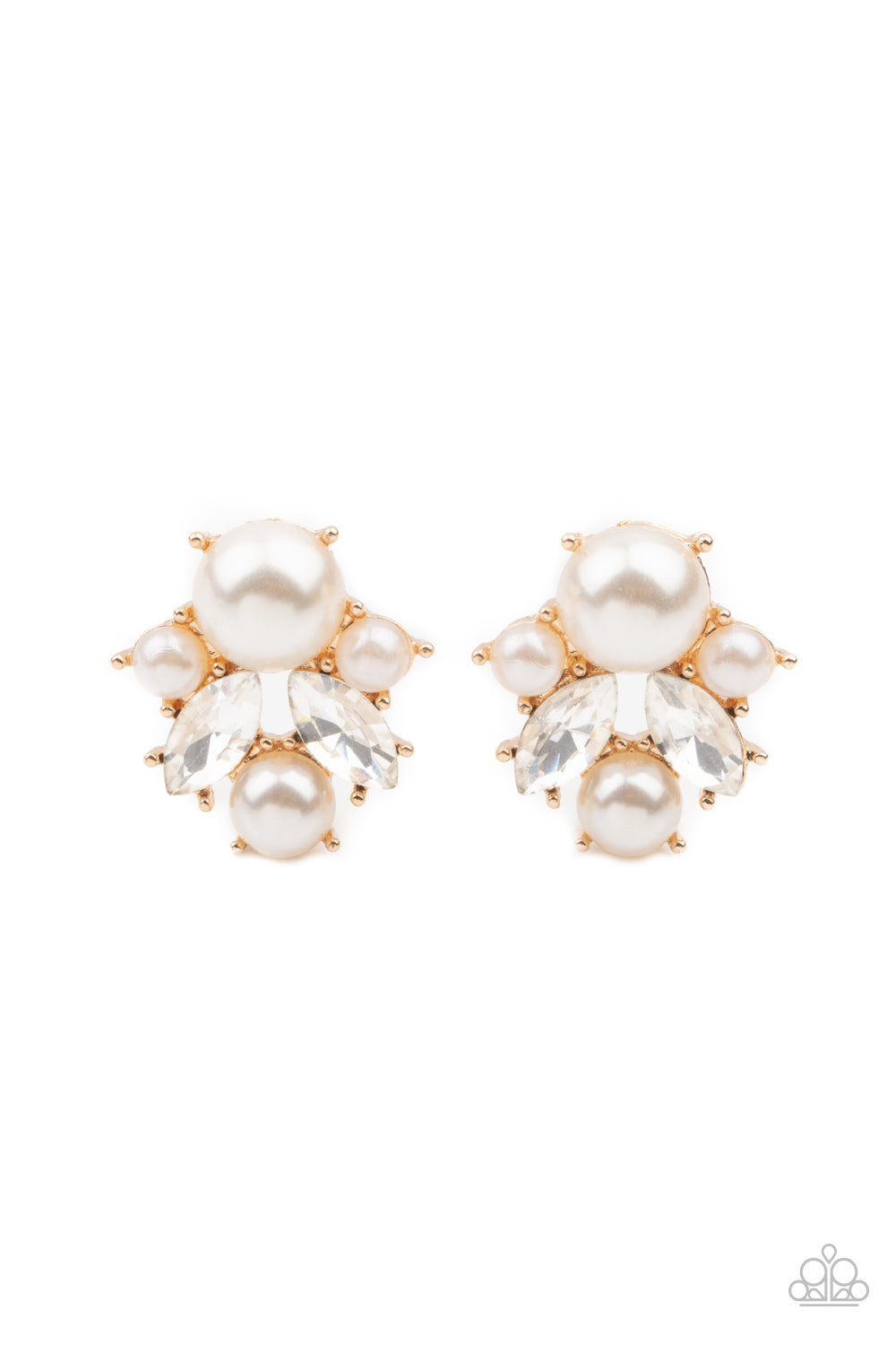 Paparazzi Royal Reverie - Gold Earrings