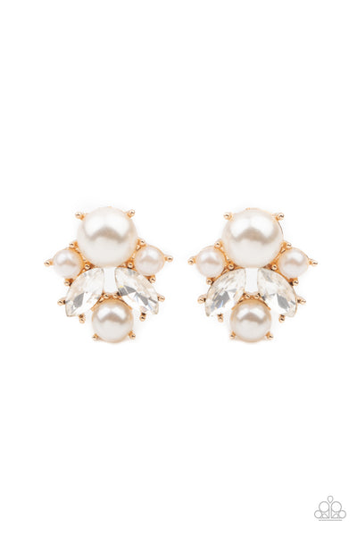 Paparazzi Royal Reverie - Gold Earrings