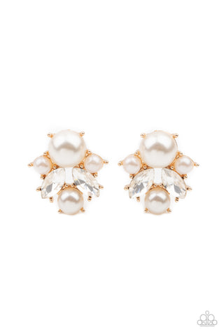 Paparazzi Royal Reverie - Gold Earrings