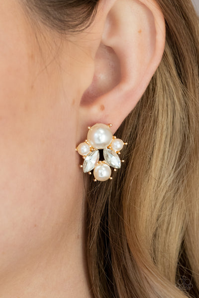 Paparazzi Royal Reverie - Gold Earrings