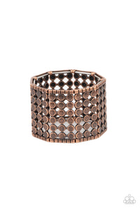 Paparazzi Cool and CONNECTED - Copper Bracelet