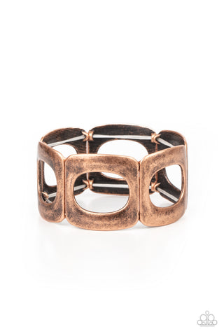 Paparazzi In OVAL Your Head - Copper Bracelet