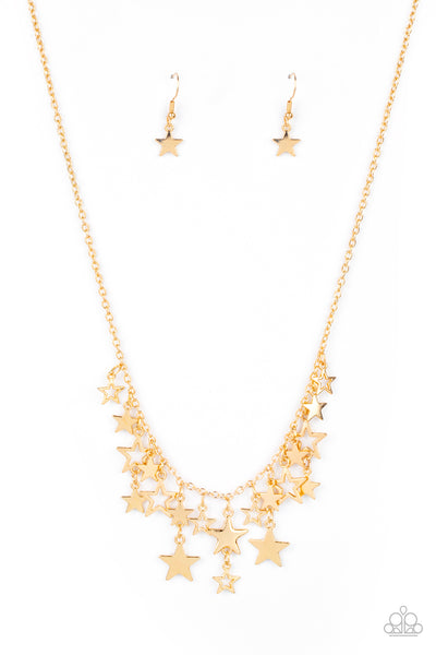 Paparazzi Stellar Stardom - Gold Necklace