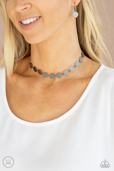 Paparazzi Reflection Detection - Black Necklace