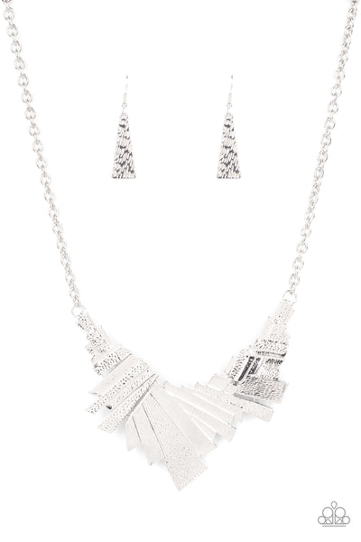 Paparazzi Happily Ever AFTERSHOCK - Silver Necklace