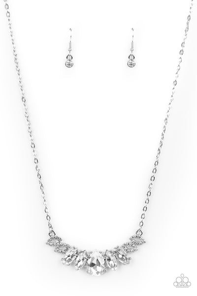 Paparazzi Bride-to-BEAM - White Necklace