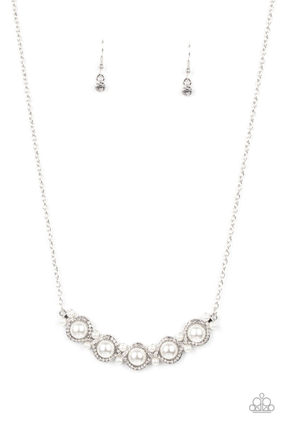 Paparazzi Life of The Wedding Party - White Necklace