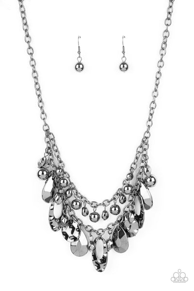 Paparazzi Extra Exhilarating - Black Necklace