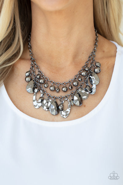 Paparazzi Extra Exhilarating - Black Necklace
