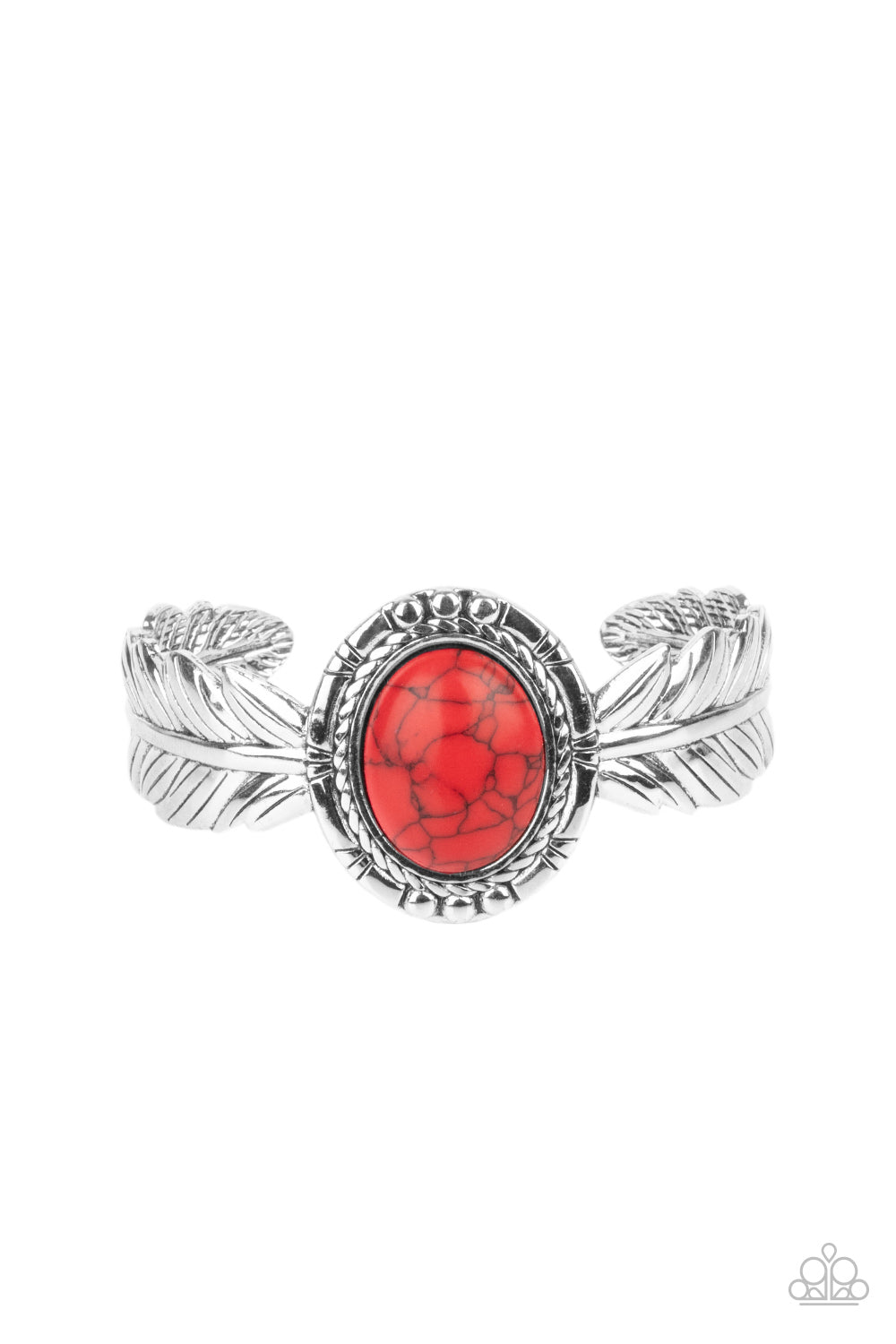 Paparazzi Western Wings - Red Bracelet