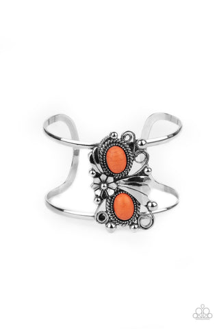 Paparazzi Mojave Flower Girl - Orange Bracelet