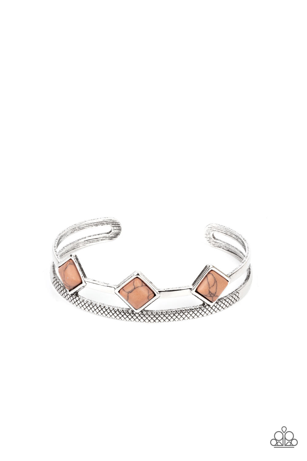 Paparazzi Adobe Ascension - Brown Bracelet