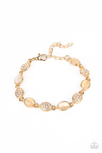 Paparazzi Stop and GLOW - Gold Bracelet