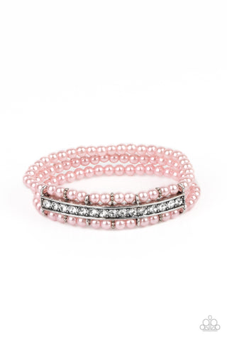 Paparazzi Vintage Beam - Pink Bracelet