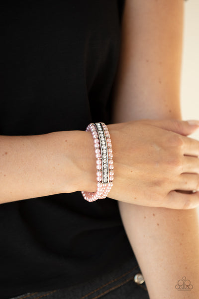 Paparazzi Vintage Beam - Pink Bracelet